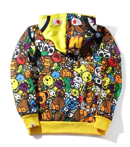 bape cartoon hoodie